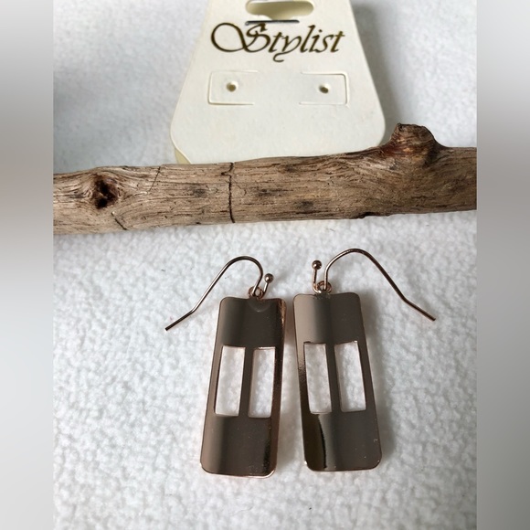 NEW Copper Artistic French Wire Earrings - Picture 3 of 4